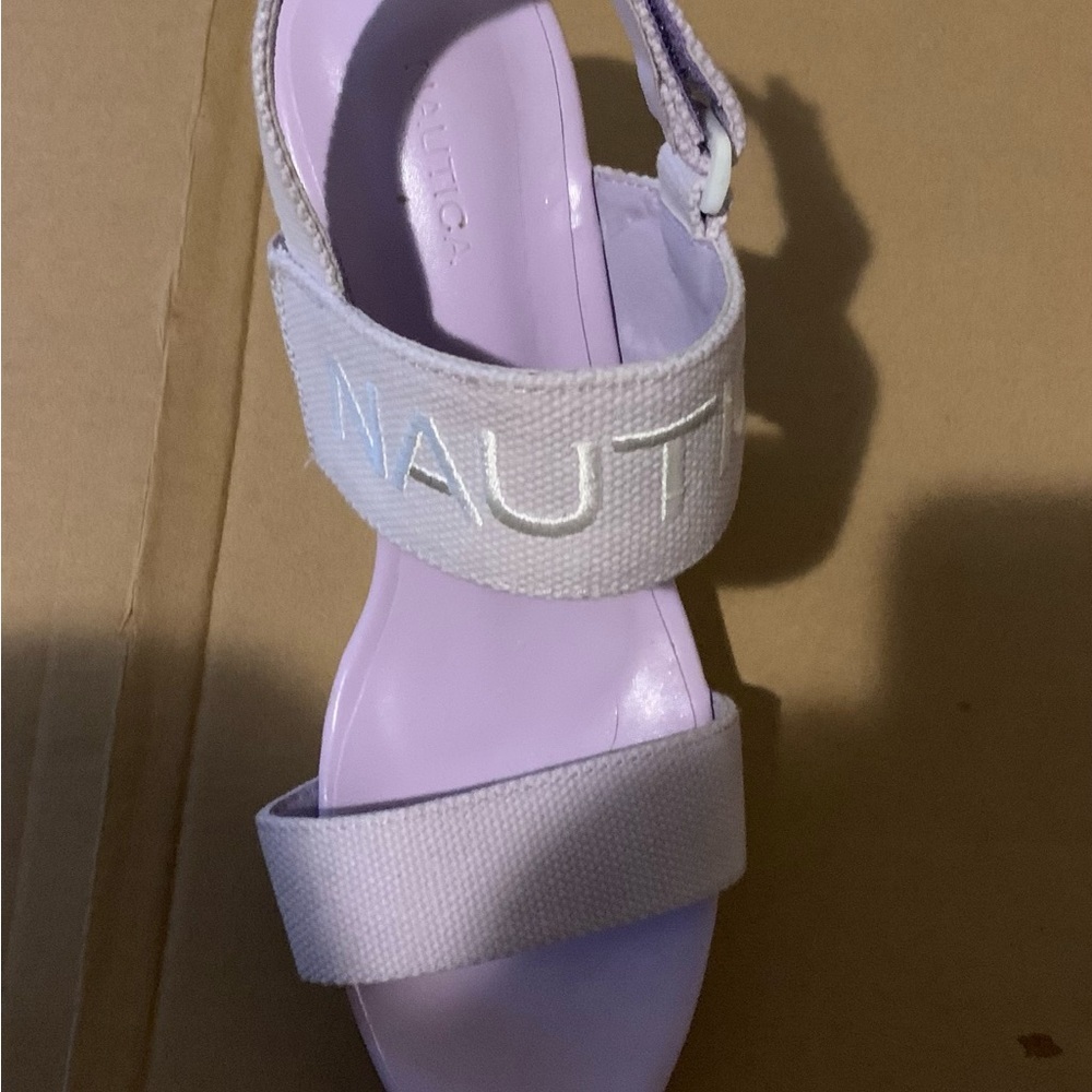 Nautica lilac wedges size 11 - Picture 3 of 5